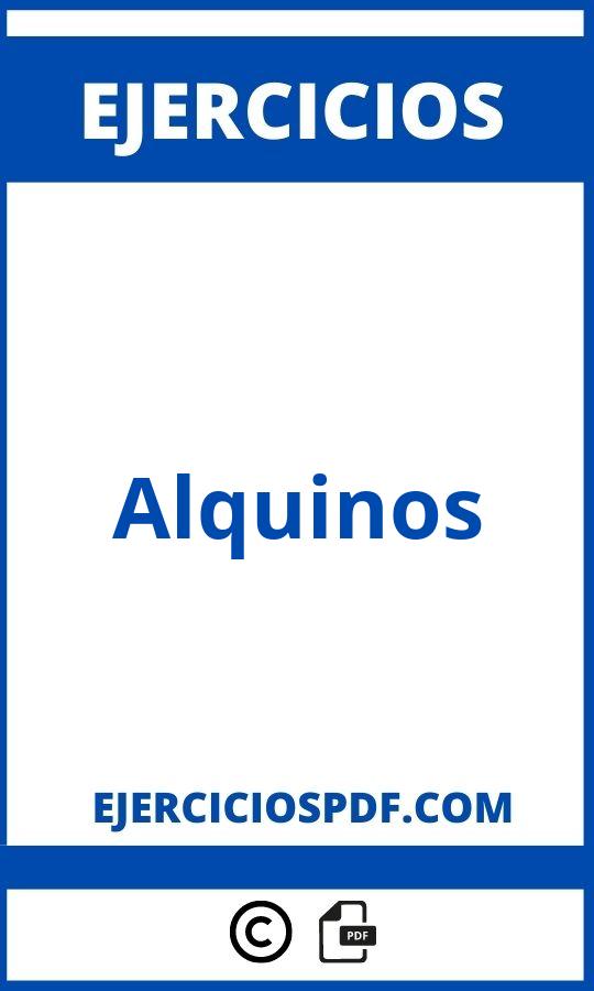 Ejercicios De Alquinos Resueltos Pdf