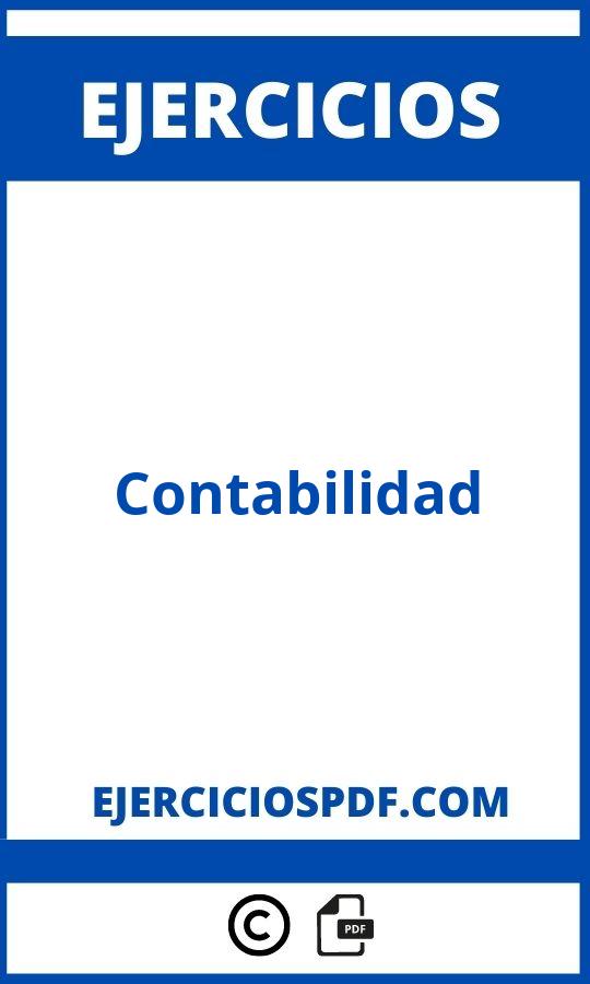 Ejercicios De Contabilidad Resueltos Pdf