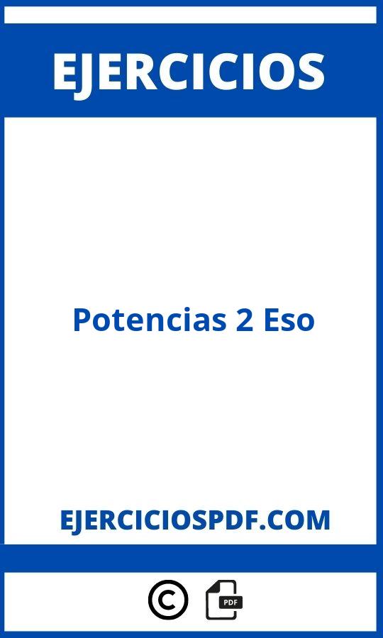 Ejercicios De Potencias 2 Eso Pdf