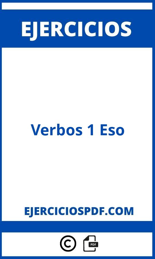 Ejercicios De Verbos 1 Eso Pdf